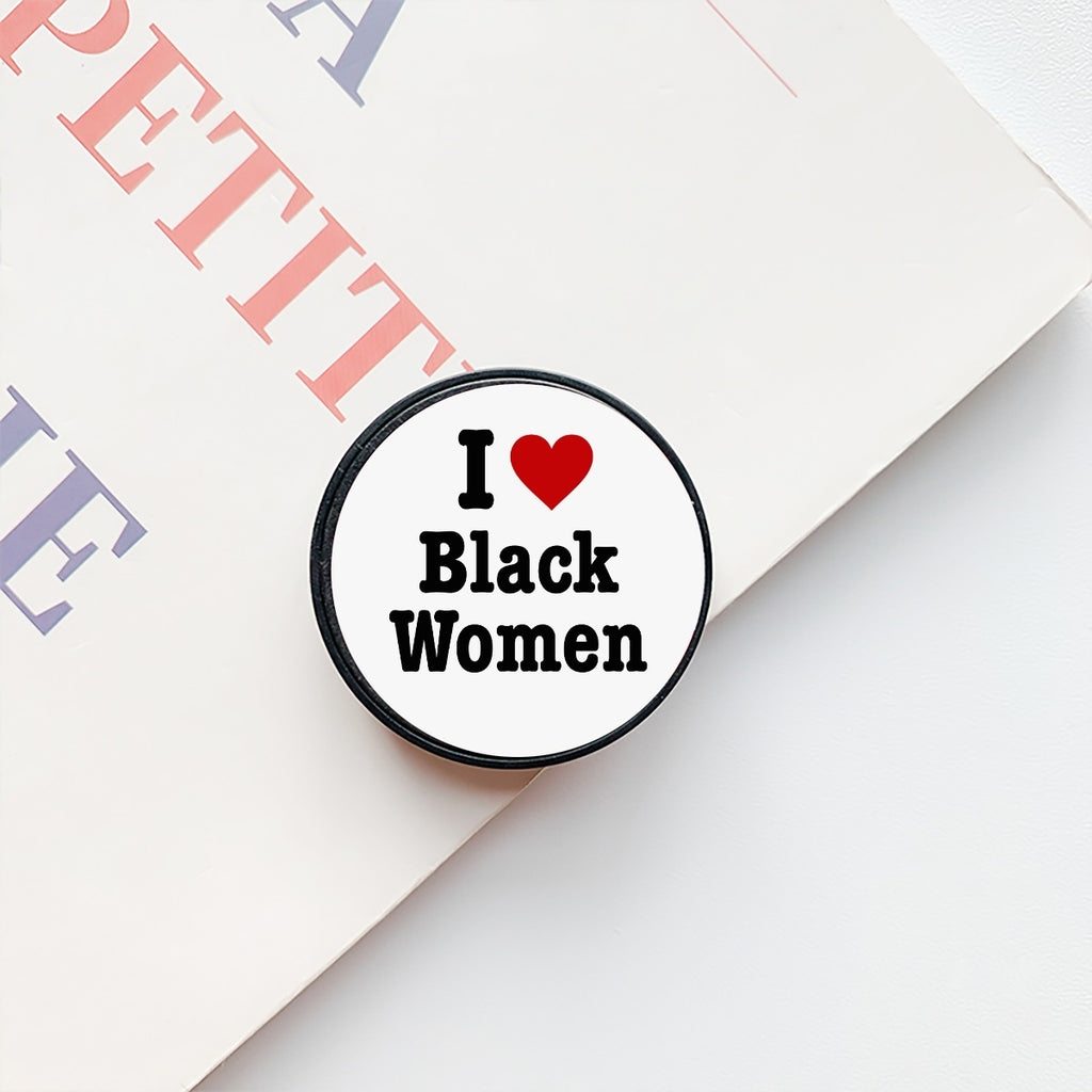 I Heart Black Women PopSocket