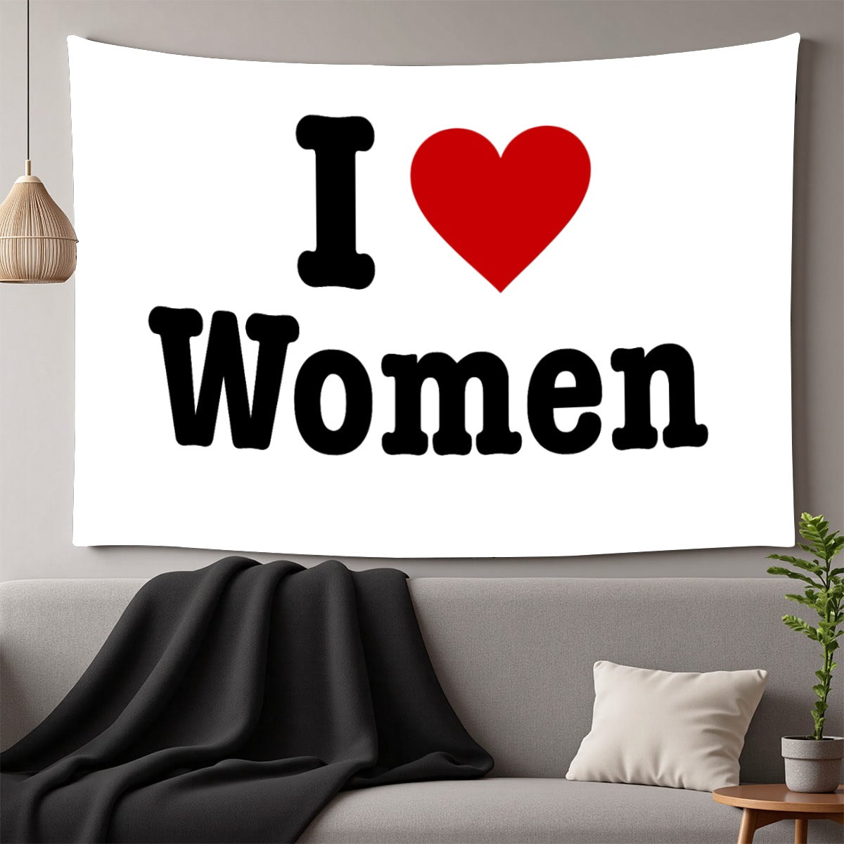 I Heart Women Tapestry