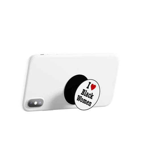 I Heart Black Women PopSocket