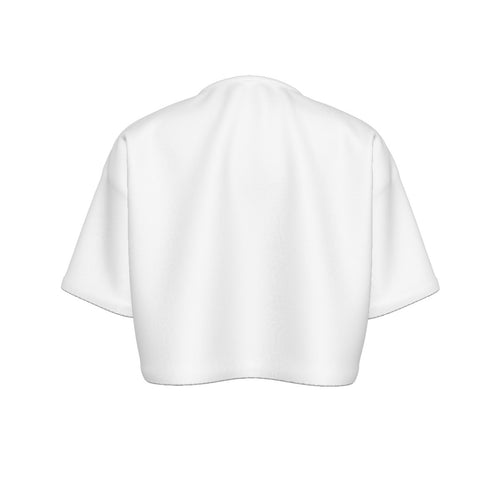 I Heart Black Women Cropped T-Shirt